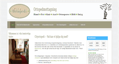 Desktop Screenshot of cityortopedi.se
